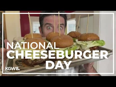 Celebrating National Cheeseburger Day at PDX Sliders