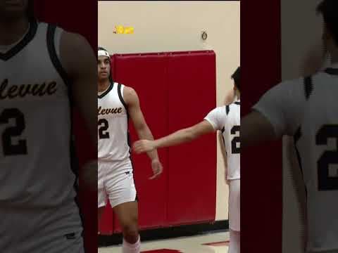 Gimme that! Great hustle and timing by Bellevue's Nick Norrah!