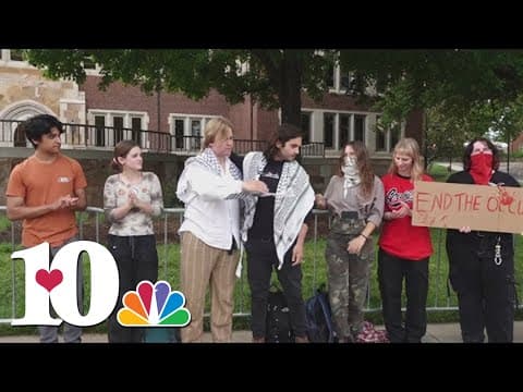 UT students continue protests after nine were arrested on campus
