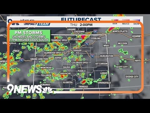 Latest forecast | Severe weather threat for Denver area Thursday and Friday