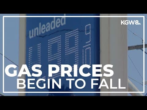 Despite falling gas prices, Oregon average is still above $5 per gallon