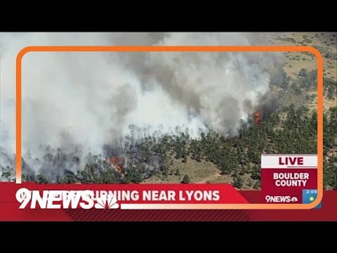 Evacuations ordered for wildfire burning near Lyons