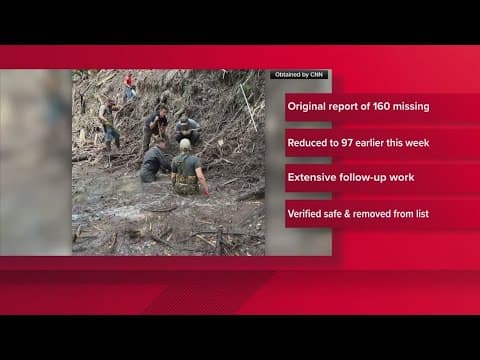 Number of missing people drops to 3 in Kerr County following devastating July Fourth floods