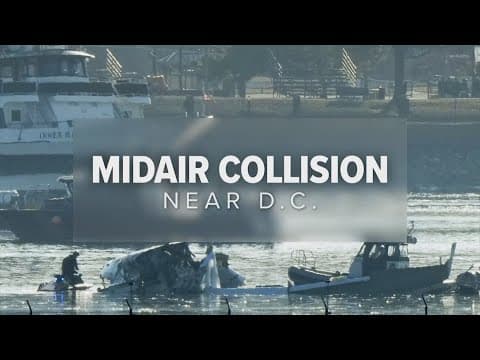 Bodies of 3 soldiers recovered from Potomac River after crash with plane