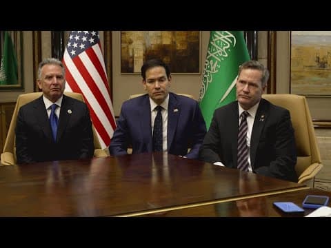 U.S. and Russian officials meet in Saudi Arabia