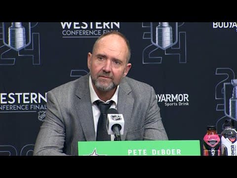 'Write whatever the f*** you want' | Dallas coach Pete DeBoer responds to question after Game 5