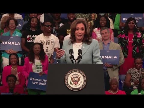 VP Kamala Harris holds campaign rally in Atlanta