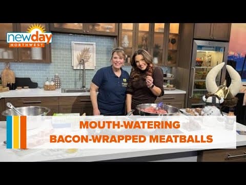 Mouth-watering bacon-wrapped meatballs - New Day NW