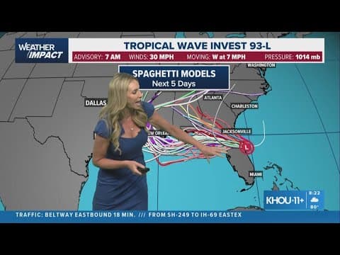 Tropical update: System moving into Gulf has 40% chance of development