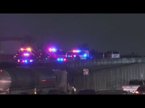 Police release names of victim, suspect after deadly wrong-way crash on I-45 North Freeway