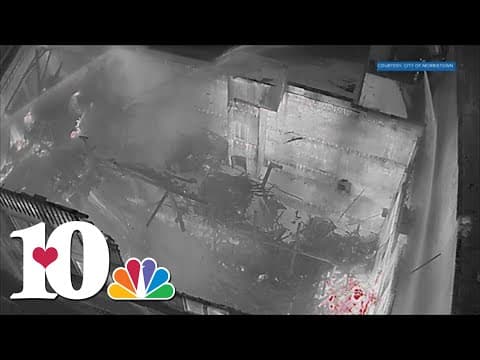 Drones helped contain fire at historic Parks-Belk Building in downtown Morristown