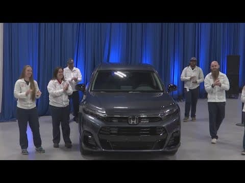Honda shows first hydrogen-electric powered vehicle at Marysville plant