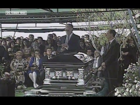 Family holds private funeral for Tejano star Selena (1995)