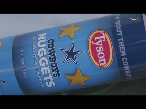 Tyson teams up with the Cowboys to launch star-shaped chicken nuggets