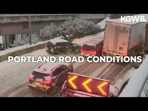 Tracking road conditions, closures in Portland | Winter storm latest