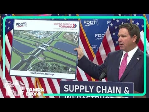 DeSantis announces groundbreaking of Fruitville Road Interchange construction