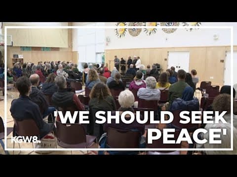 Portland religious groups stand united pushing for peace amid Israel-Hamas war