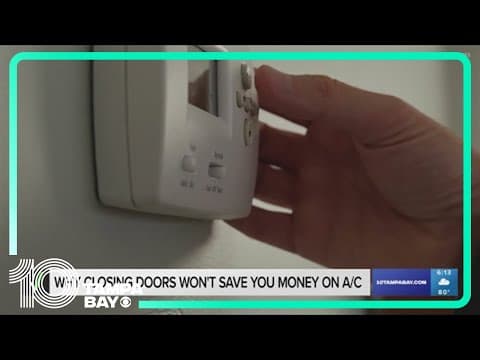 Here's why closing doors won't save money on central A/C