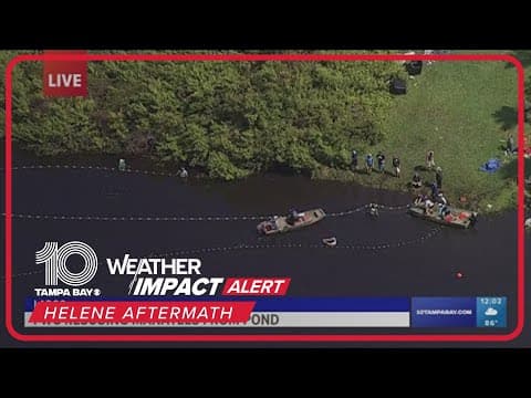 FWC rescuing manatees from pond in Largo