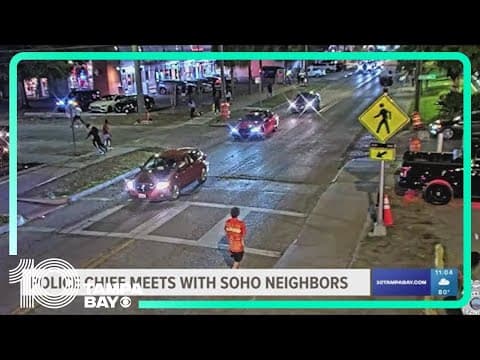 Tampa Police Chief meets with locals in SoHo area after deadly weekend shooting