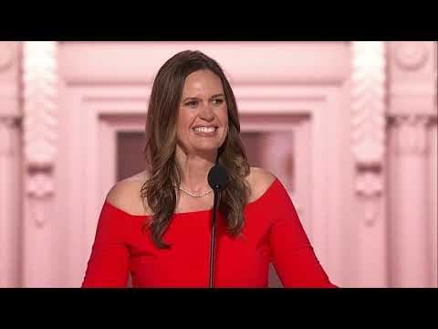Sarah Huckabee Sanders: Republicans can't get Trump back into White House 'fast enough' | RNC 2024
