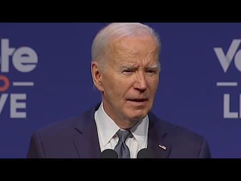 BREAKING: Joe Biden will not seek re-election for President of the United States