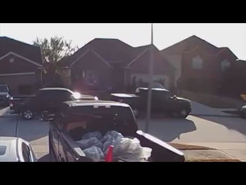 New video shows moments just as the standoff with Blue Alert suspect started