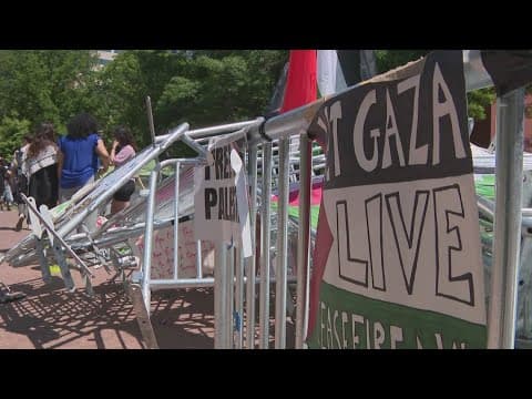 George Washington University President says demonstrations on campus have grown out of control