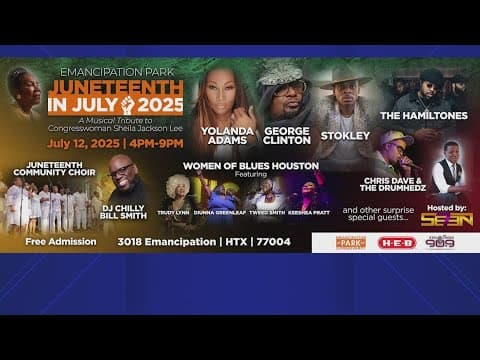 Rescheduled! | Juneteenth celebration at Emancipation Park planned for July 12