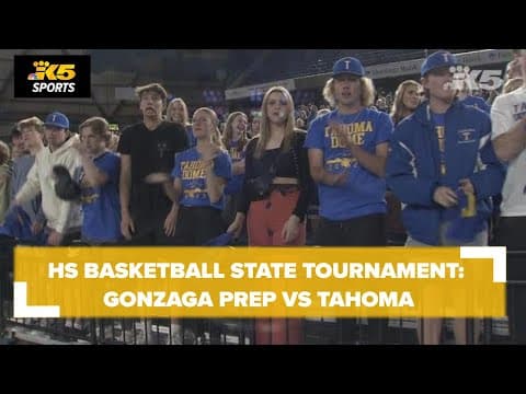 HS Basketball State Tourney:  Gonzaga Prep vs. Tahoma 4A Girls Qtrs