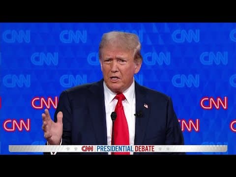 Former President Trump: "They're going to destroy Social Security" | CNN Presidential Debate 2024