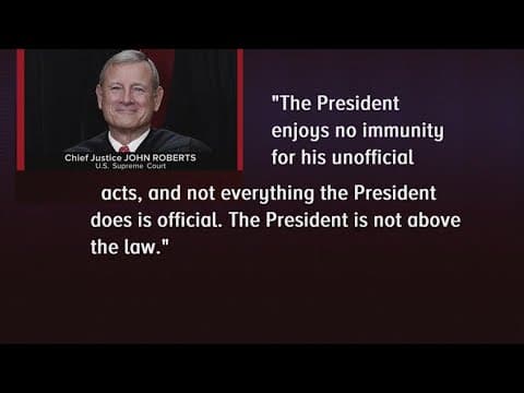 Supreme Court rules president has absolute immunity for core constitutional powers, but none for uno