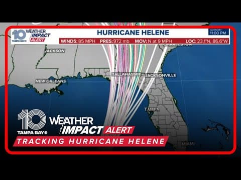 HURRICANE HELENE TRACKER: Spaghetti models, forecast cones, alerts and more