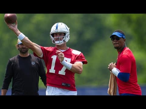 QB battle begins at first day of Colts training camp | Recap and Presser | 13Sports