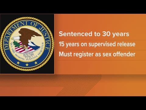DOJ: Sevierville man sentenced after producing, distributing child porn of minor related to him