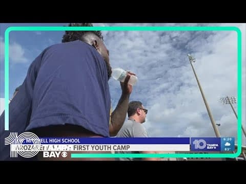 Rays star Randy Arozarena hosts baseball camp in Tampa Bay area