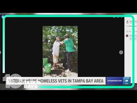 Veteran helps get homeless vets off the streets of Tampa