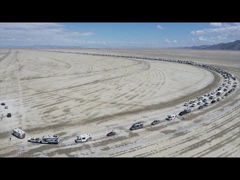 People finally able to leave Burning Man festival