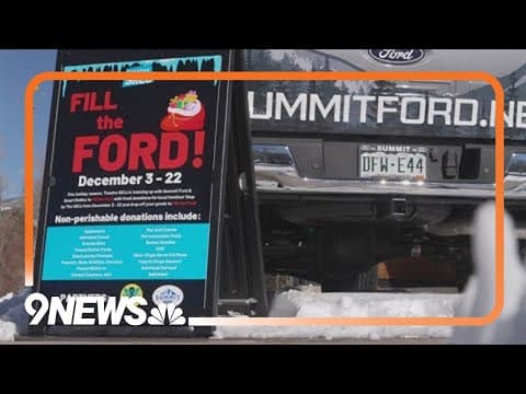 'Fill the Ford' food drive underway in Summit County