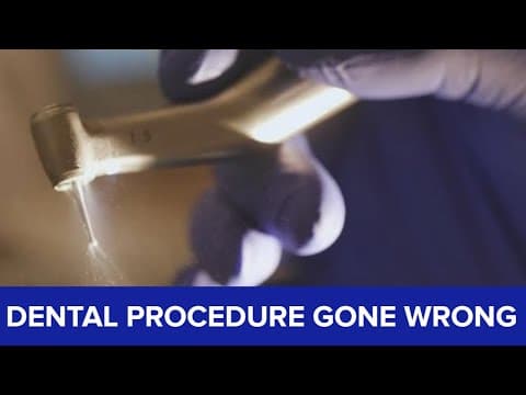 What do you do when a piece of a dentist drill goes down your airway and gets stuck in your lung?