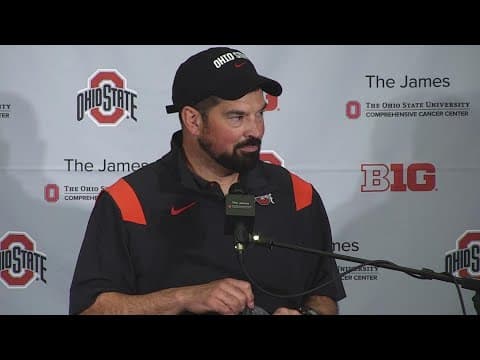 Ryan Day postgame interview | Ohio State-Rutgers