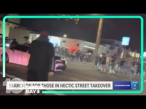 Tampa police cracking down on street racing after dangerous intersection takeover
