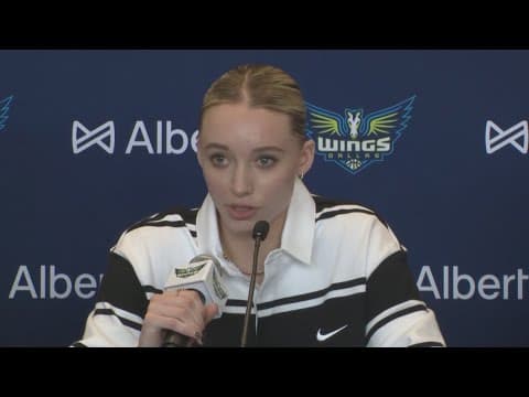 Dallas Wings introduce Paige Bueckers at press conference