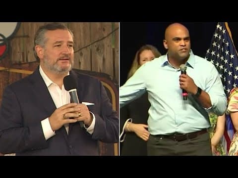 Cruz addresses supporters in Cypress, while Allred visits Dallas as November election nears