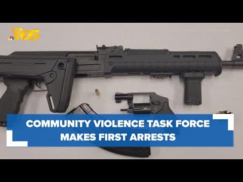 Seattle Police Department's Community Violence Task Force makes first arrests
