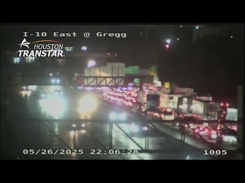 Eastbound lanes of East Freeway at Waco shut down due to deadly wreck