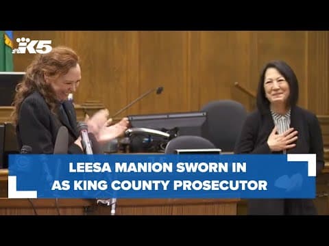 Leesa Manion the first woman, person of color to serve as King County Prosecutor