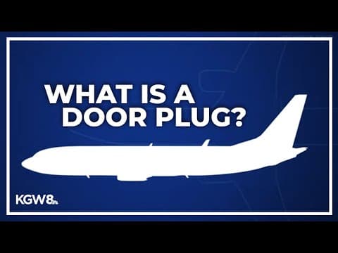What is a plane door plug? Explainer after Alaska Airlines 1282 blowout