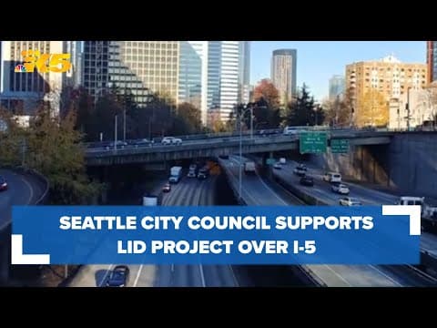 Seattle City Council supports I-5 lid project