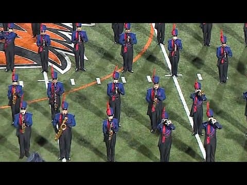 Denton Ryan High School Marching Band halftime performance (October 4, 2024)